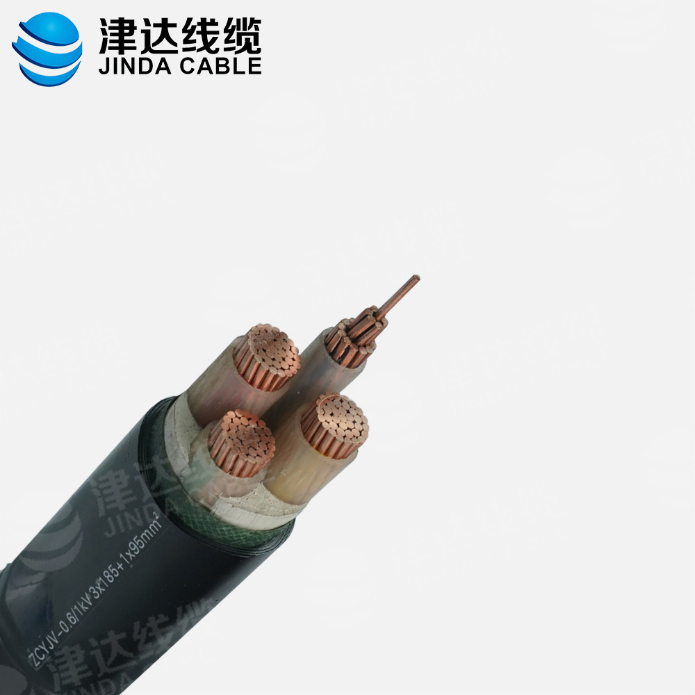 ZC-YJV 3*185+1*95銅芯交聯(lián)聚乙烯絕緣聚氯乙烯護(hù)套阻燃C類(lèi)電力電纜